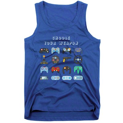 Choose Your Weapon Online Clothes Computer Video Game Geek Cute Gift Tank Top