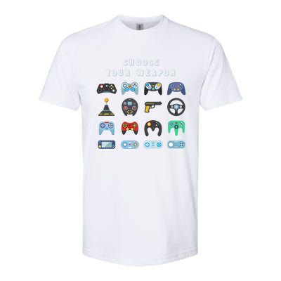 Choose Your Weapon Online Clothes Computer Video Game Geek Cute Gift Softstyle CVC T-Shirt