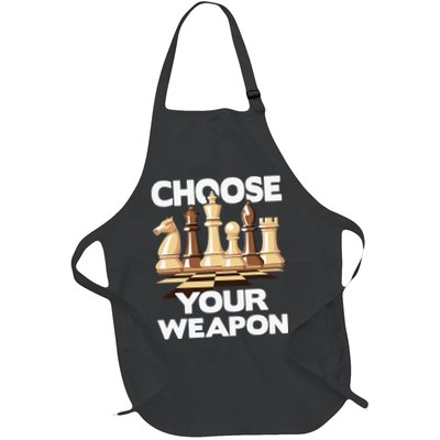 Choose Your Weapon Chess Player Chess Lover Apron