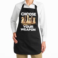 Choose Your Weapon Chess Player Chess Lover Apron