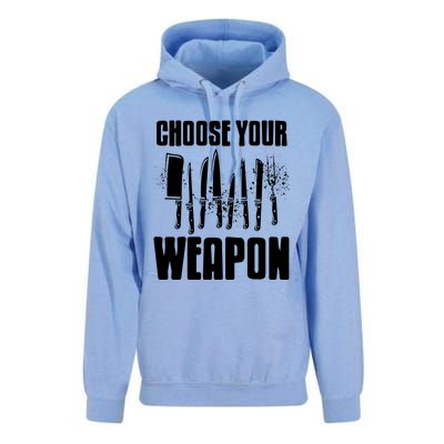 Choose Your Weapon Awesome Cooking Tools Design Present Gift Cool Gift Unisex Surf Hoodie