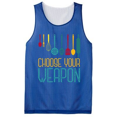 Choose Your Weapon Cook Gift Mesh Reversible Basketball Jersey Tank