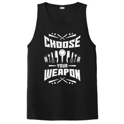 Choose Your Weapon Cooking Gift PosiCharge Competitor Tank