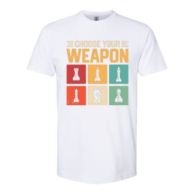 Choose Your Weapon Chess Player Chess Lover Softstyle CVC T-Shirt