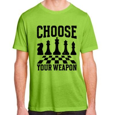 Choose Your Weapon Chess Player Adult ChromaSoft Performance T-Shirt