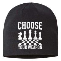 Choose Your Weapon Chess Player Sustainable Beanie