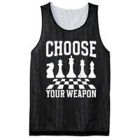 Choose Your Weapon Chess Player Mesh Reversible Basketball Jersey Tank