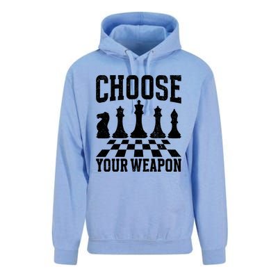 Choose Your Weapon Chess Player Unisex Surf Hoodie