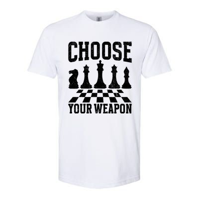 Choose Your Weapon Chess Player Softstyle CVC T-Shirt