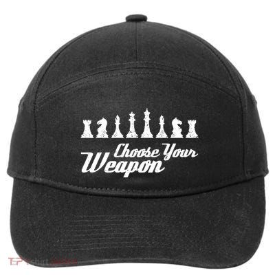 Choose Your Weapon Chess 7-Panel Snapback Hat