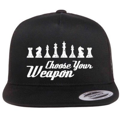 Choose Your Weapon Chess Flatbill Hat
