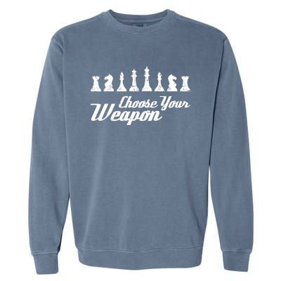 Choose Your Weapon Chess Garment-Dyed Sweatshirt