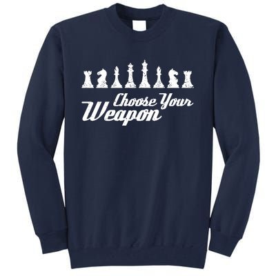 Choose Your Weapon Chess Tall Sweatshirt