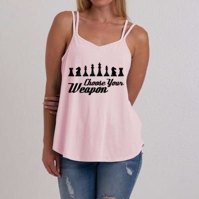 Choose Your Weapon Chess Women's Strappy Tank