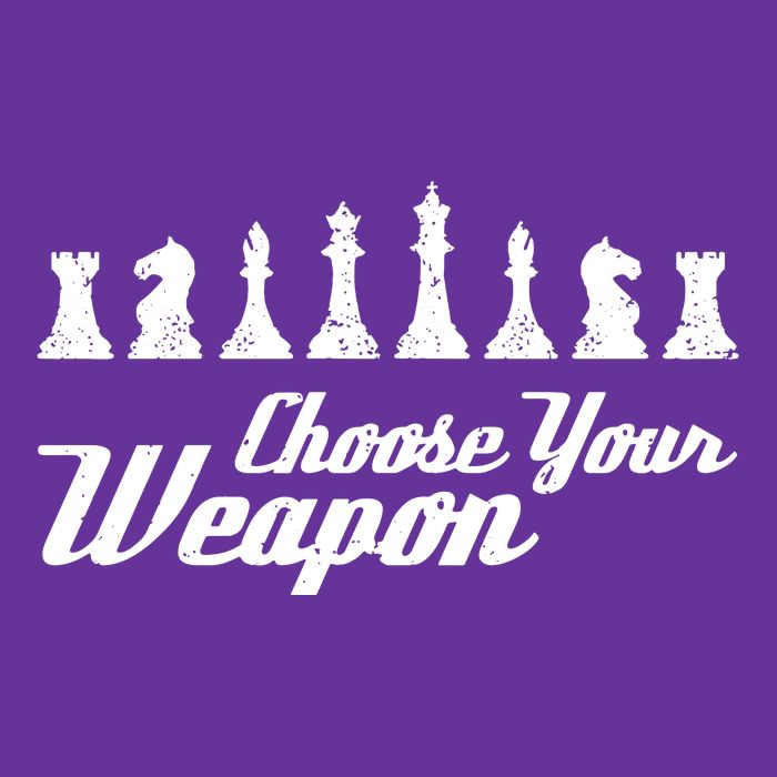 Choose Your Weapon Chess Performance Shirt