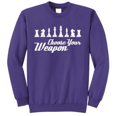 Choose Your Weapon Chess Sweatshirt