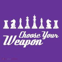 Choose Your Weapon Chess T-Shirt