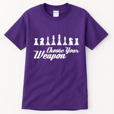 Choose Your Weapon Chess Tall T-Shirt