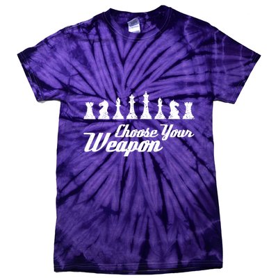 Choose Your Weapon Chess Tie-Dye T-Shirt