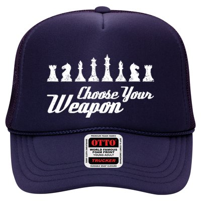Choose Your Weapon Chess Trucker Hat