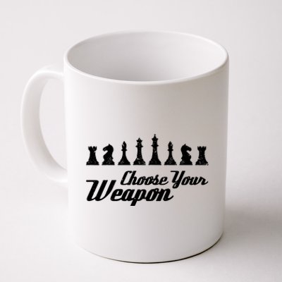 Choose Your Weapon Chess Coffee Mug