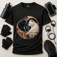 Cats Yin Yang Cooling Performance Crew T-Shirt