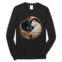 Cats Yin Yang Long Sleeve Shirt