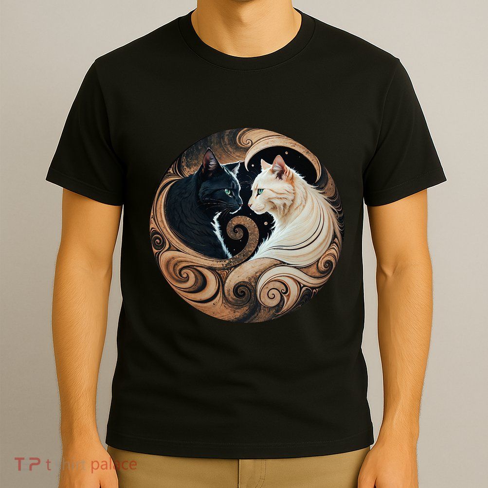 Cats Yin Yang T-Shirt