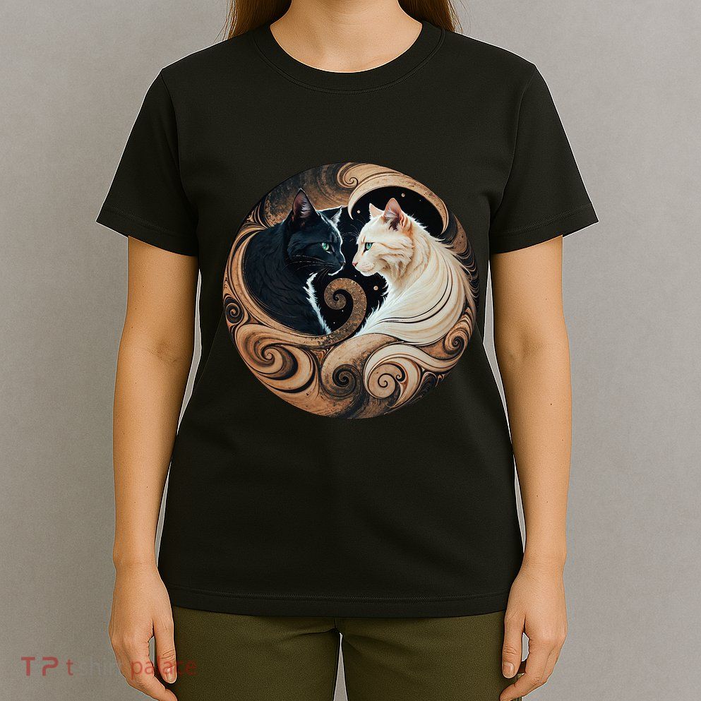 Cats Yin Yang T-Shirt