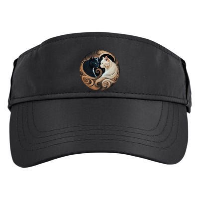 Cats Yin Yang Adult Drive Performance Visor