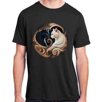 Cats Yin Yang Adult ChromaSoft Performance T-Shirt