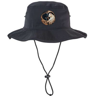 Cats Yin Yang Bucket Hat