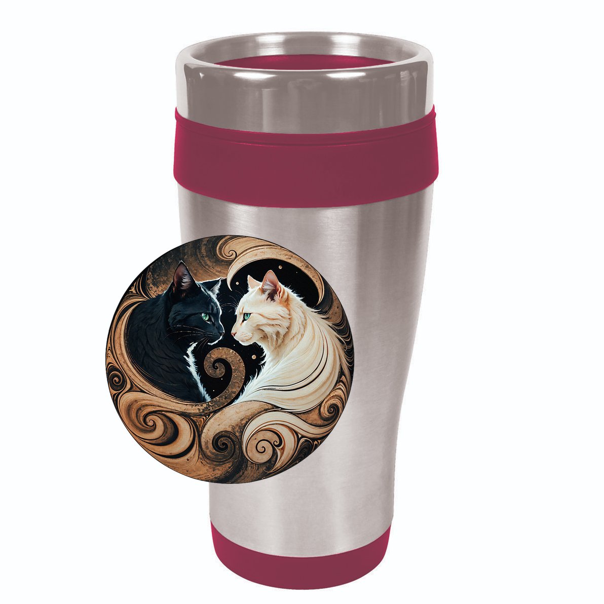 Cats Yin Yang 15oz Campfire Ceramic Mug