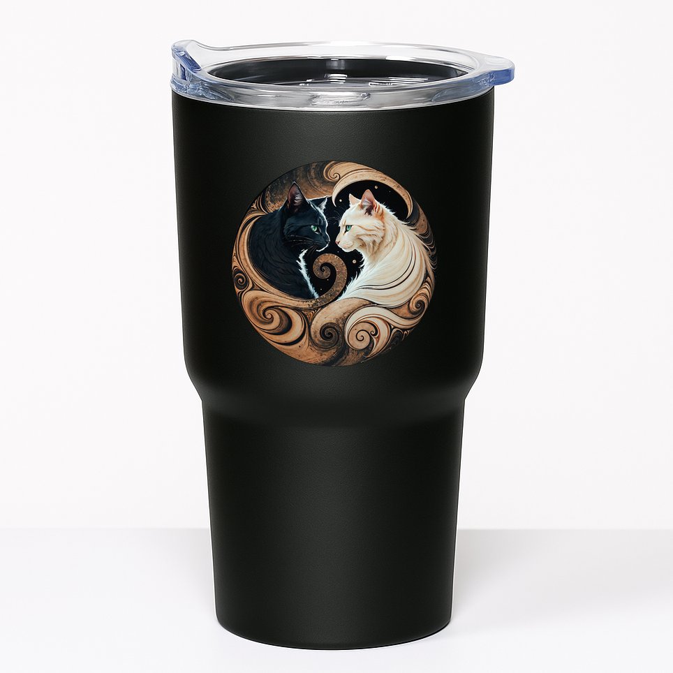 Cats Yin Yang Tumbler