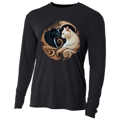 Cats Yin Yang Cooling Performance Long Sleeve Crew