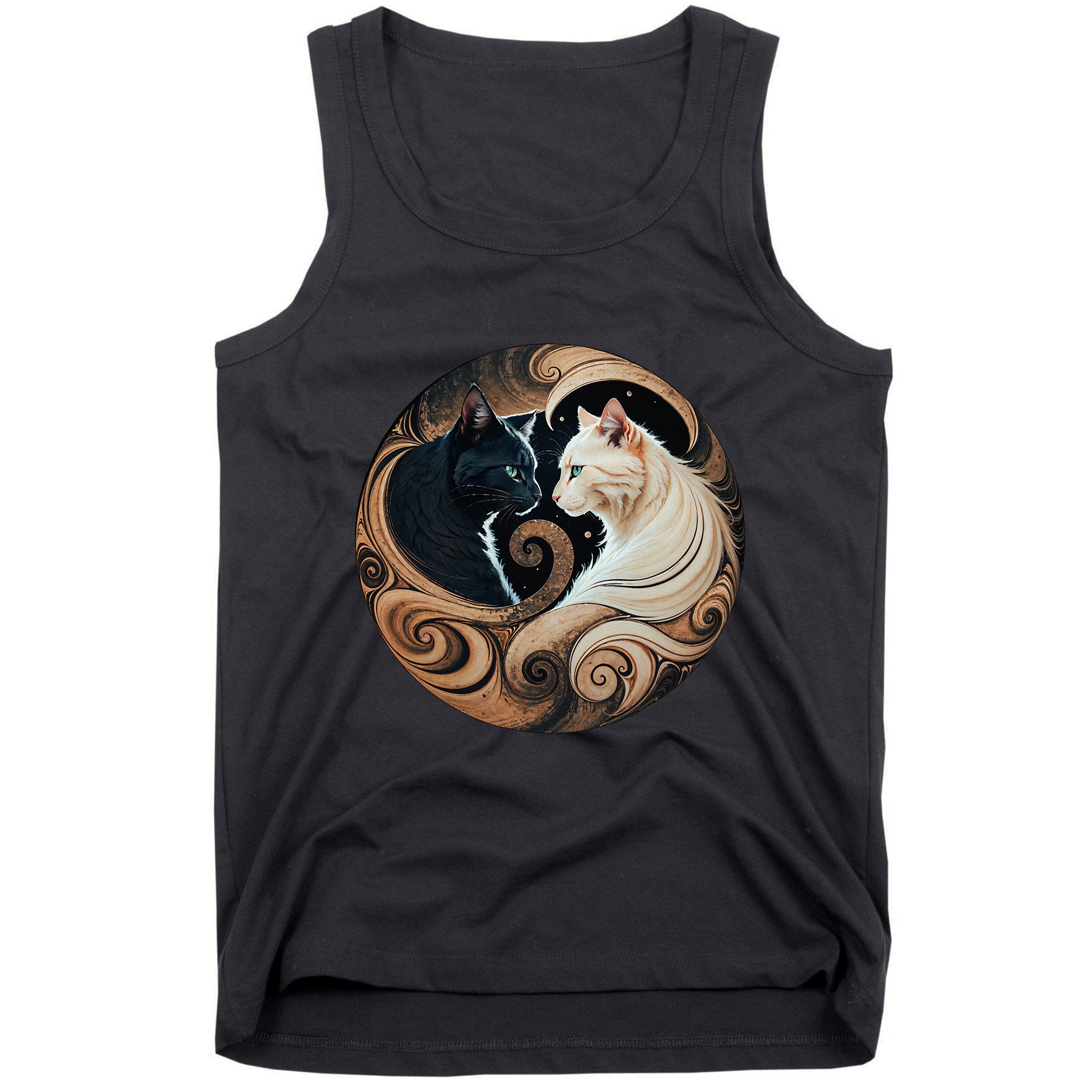 Cats Yin Yang Tank Top
