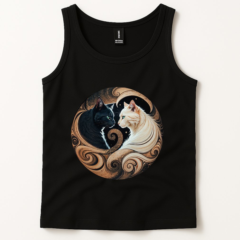 Cats Yin Yang Tank Top