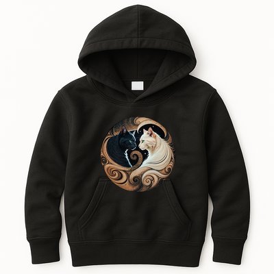 Cats Yin Yang Kids Hoodie