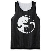 Chinese Yin Yang Cat Symbol funny animal Mesh Reversible Basketball Jersey Tank