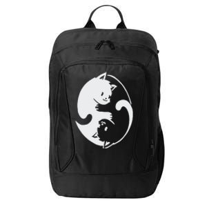 Chinese Yin Yang Cat Symbol City Backpack