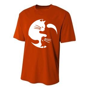 Cat Yin Yang Peace Loving Interconnected Great Gift Idea Meaningful Gift Performance Sprint T-Shirt