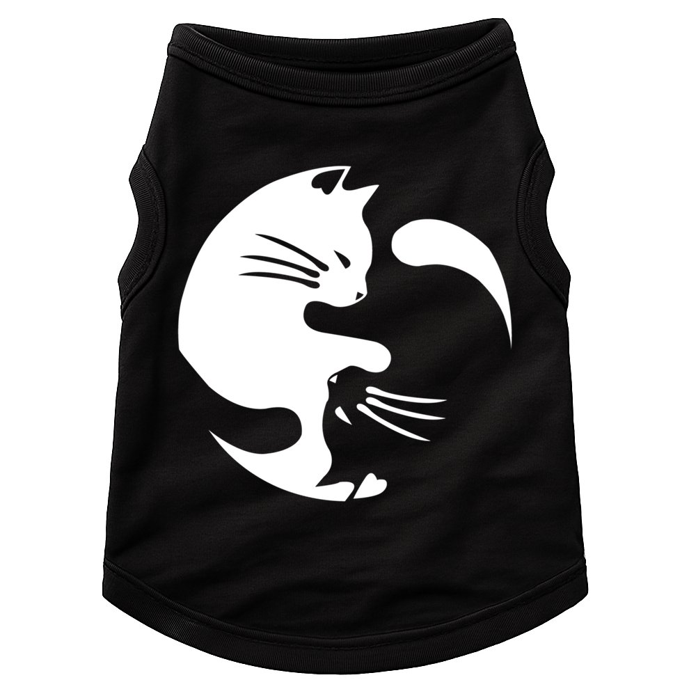 Cat Yin Yang Peace Loving Interconnected Great Gift Idea Meaningful Gift Doggie Tank