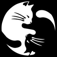Cat Yin Yang Peace Loving Interconnected Great Gift Idea Meaningful Gift Cooling Performance Crew T-Shirt