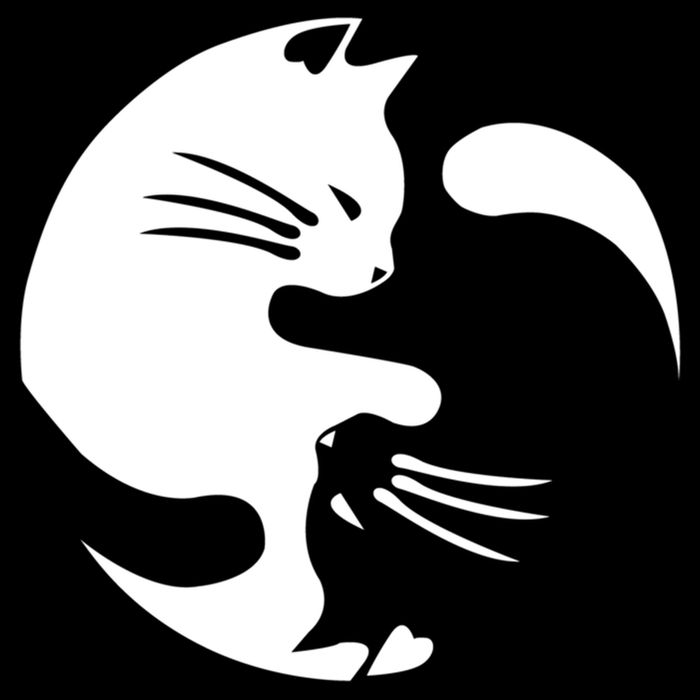 Cat Yin Yang Peace Loving Interconnected Great Gift Idea Meaningful Gift Cooling Performance Crew T-Shirt