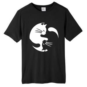 Cat Yin Yang Peace Loving Interconnected Great Gift Idea Meaningful Gift Tall Fusion ChromaSoft Performance T-Shirt