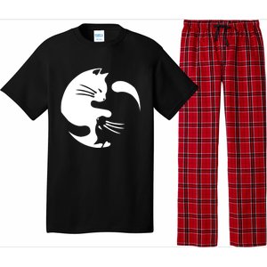 Cat Yin Yang Peace Loving Interconnected Great Gift Idea Meaningful Gift Pajama Set