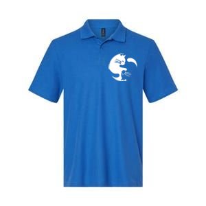 Cat Yin Yang Peace Loving Interconnected Great Gift Idea Meaningful Gift Softstyle Adult Sport Polo