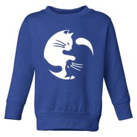 Cat Yin Yang Peace Loving Interconnected Great Gift Idea Meaningful Gift Toddler Sweatshirt