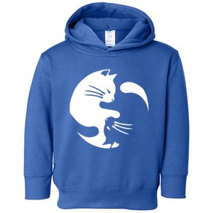 Cat Yin Yang Peace Loving Interconnected Great Gift Idea Meaningful Gift Toddler Hoodie