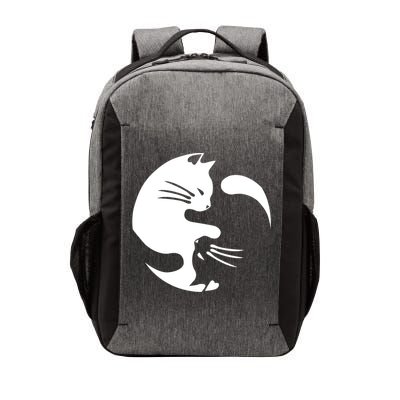 Cat Yin Yang Peace Loving Interconnected Great Gift Idea Meaningful Gift Vector Backpack